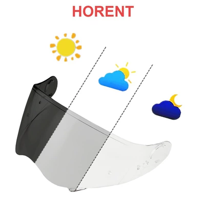 Dəbilqə (Kaska) aksesuarları – for Shoei Hornet Adv Rally - transparent-discoloration