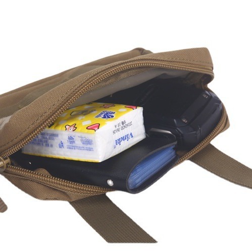 Al Aire Libre cercanías portátil bolso de la cintura militar ventilador accesorio bolsa EDC herramienta bolso molle chaleco táctico bolsa de accesorios