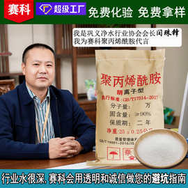 聚丙烯酰胺絮凝剂阳离子阴离子pam工业生活市政污水处理专用酰胺