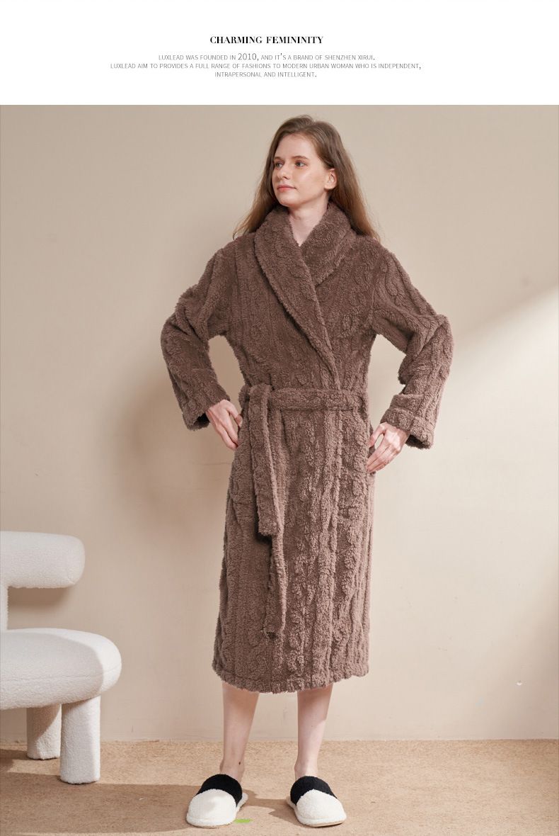 青果领提花开衫--米白&mdash;&mda