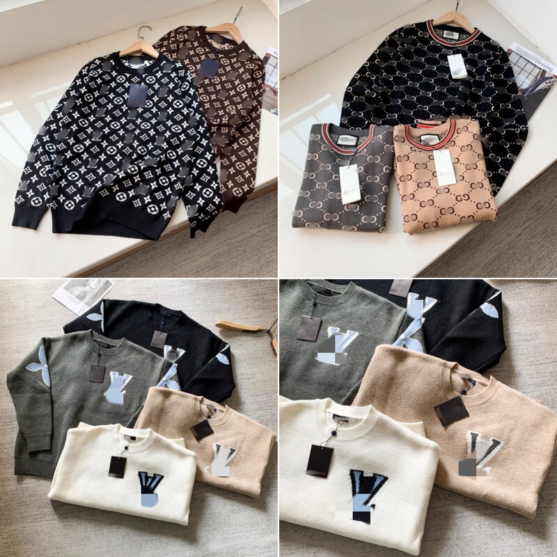 "Top Correct Version" L&G Home Knitted Crew Neck Sweater. 25Ss Autumn/Winter High-Quality Heavy Craftsmanship