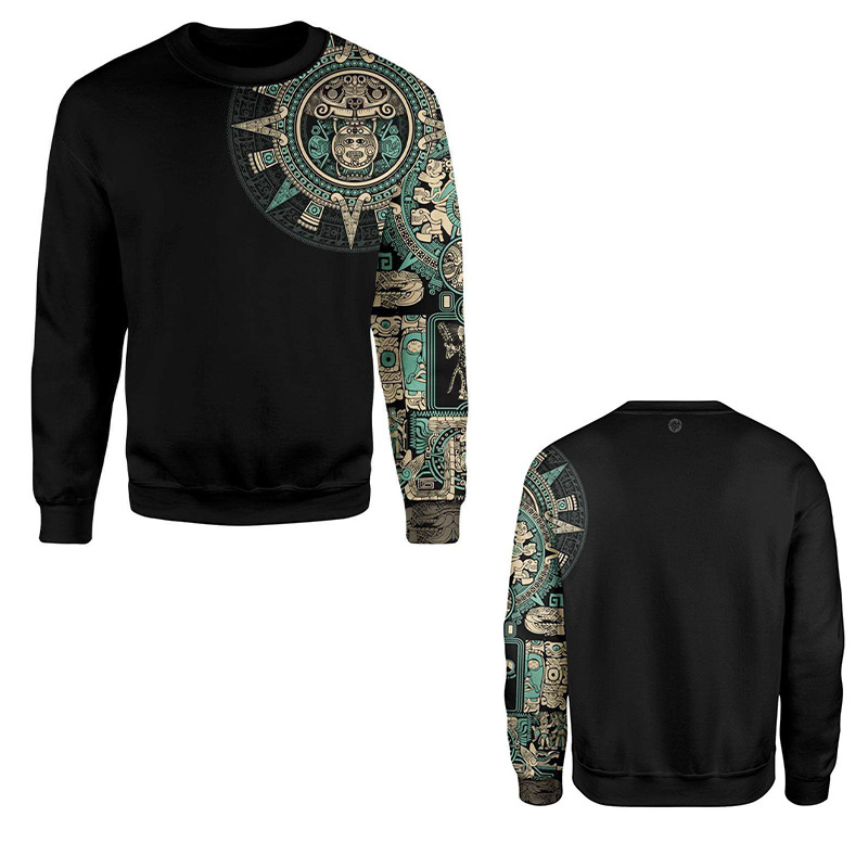 Men's Clothing Christmas new digital printing Christmas round neck sweatshirt tops couple clothing_voghion.com