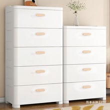 收纳柜抽屉式塑料家用客厅玩具零食柜收纳柜子多层衣服五斗置物柜