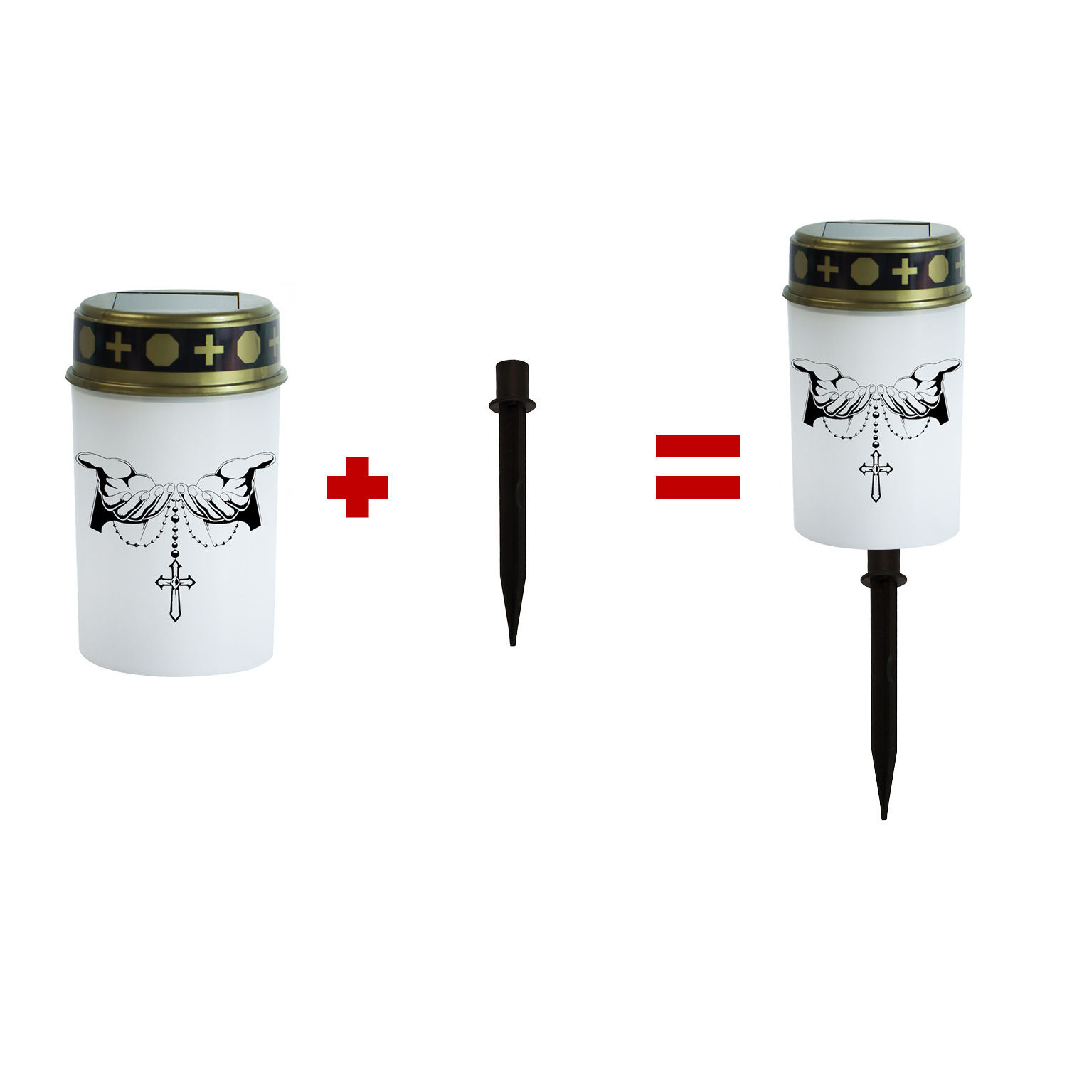 접지 플러그 포함 6(흰색 쉘)