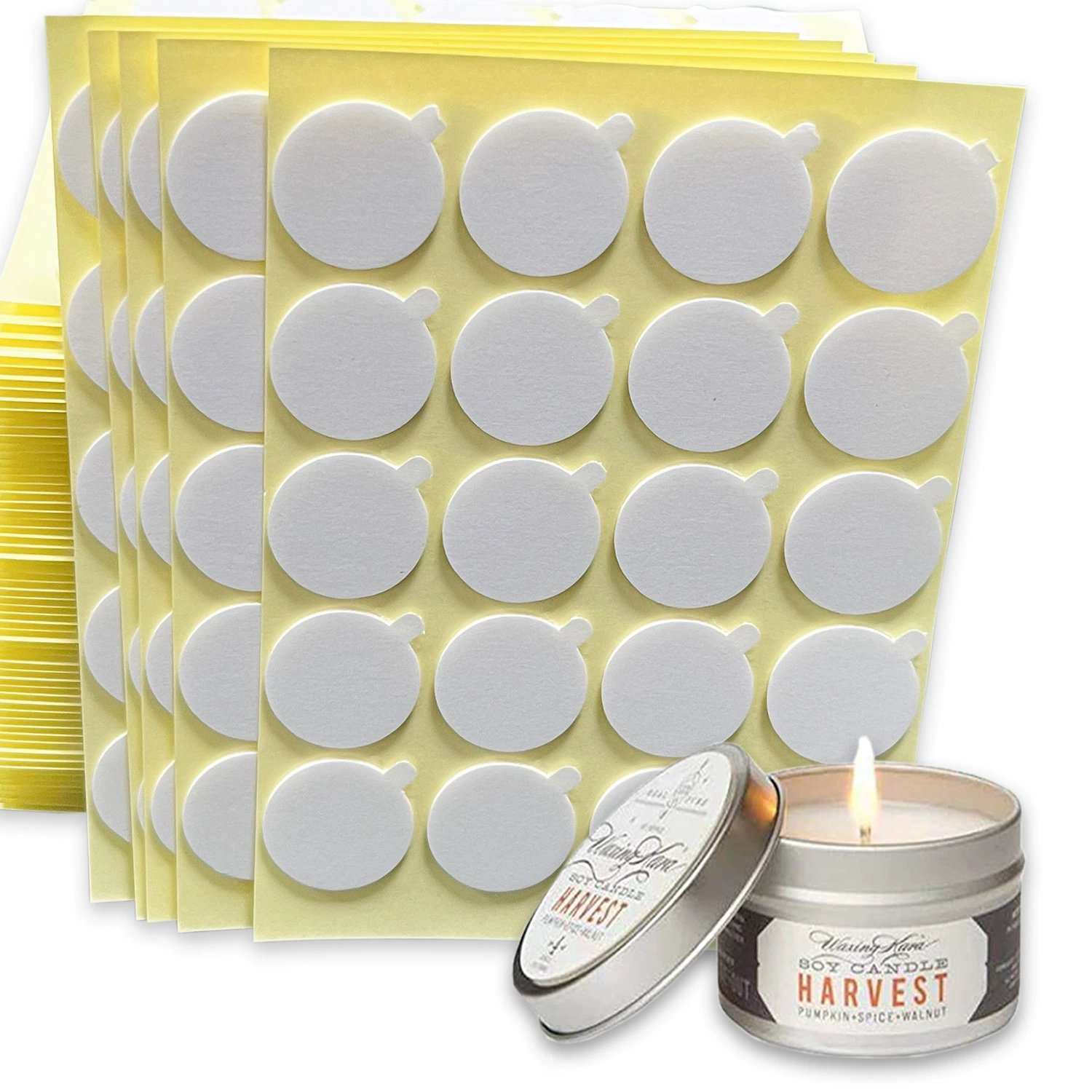 Термостойкая пенопластовая двусторонняя лента для ушей, двусторонняя клейкая пена, прочный клей, фиксированный клей для наклейки на фитиль свечи