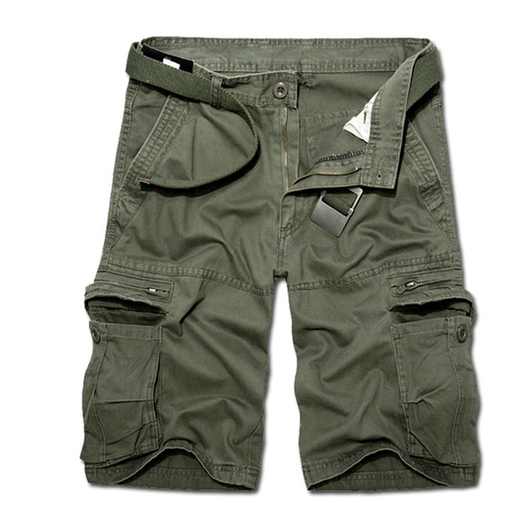 Cross-Border Hot-Selling Multi-Pocket Loose Cargo Shorts Plus-Size Outdoor Knee-Length Shorts Factory Direct Sale Bulk Discount Cross-Border Hot-Selling Multi-Pocket Loose Cargo Shorts Plus-Size Outdoor Knee-Length Shorts Factory Direct Sale Bulk Discount