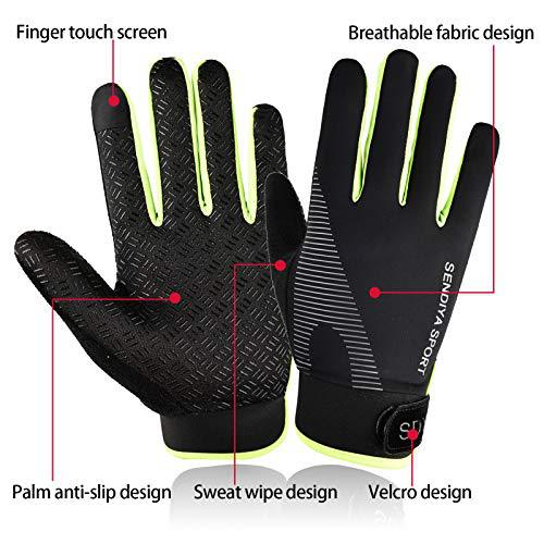 Guantes de protección solar de verano ciclismo hombres y mujeres seda de hielo transpirable delgada deportes al aire libre pesca antideslizante pantalla táctil fábrica al por mayor