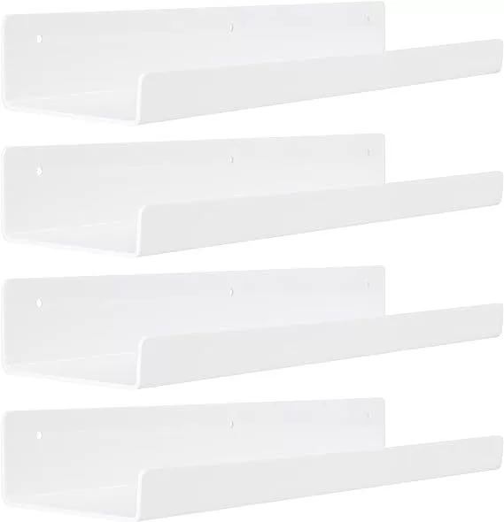 Spice Rack Wall-mounted Storage Rack No-drill Acrylic from Yomiego