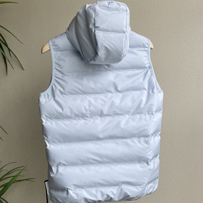 24SS Deportes y ocio chaleco de algodón encapuchado chaleco de algodón de invierno chaleco de algodón sin mangas