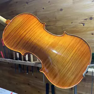 Natural Single Board Tiger Pattern Solid Wood Performance Test Grade Violin Adult Children Beginner Professional Grade Solo Violin