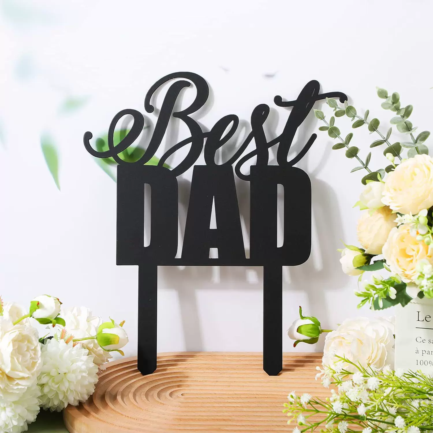 字母纪念标桩墓地装饰品墓地牌匾标桩纪念父亲牌匾同情花园标装饰