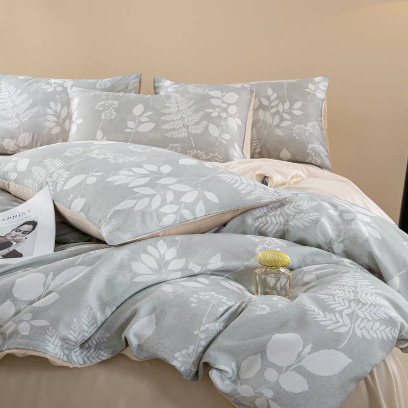 잎 그림자 - 회색