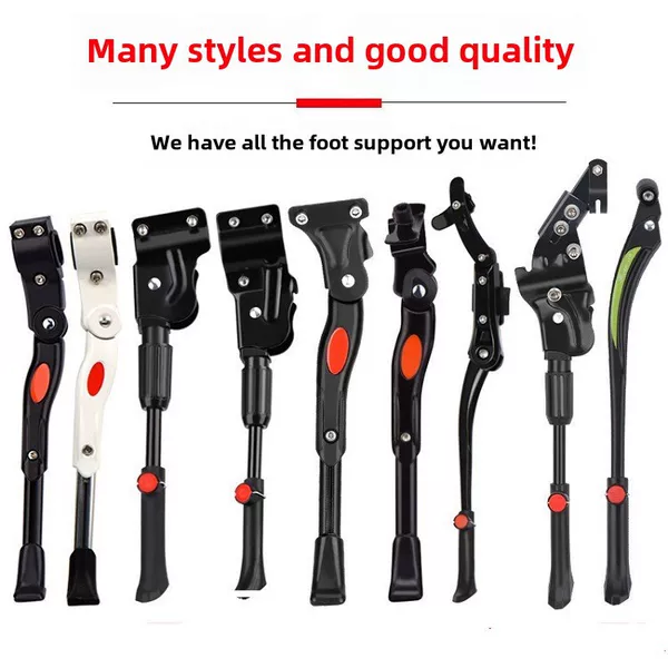 Bicycle aluminum single support ladder side support mountain bike side support foot support 20-inch 24-inch 26-inch single support accessories