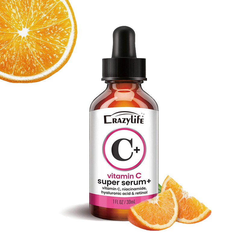 Crazylife Vitamin C facial essence moisturizing liquid serum 30ml_voghion.com