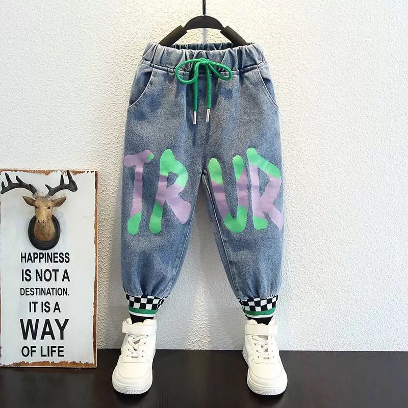 Conjunto de sudadera con capucha y pantalones niño azul klein_voghion.com