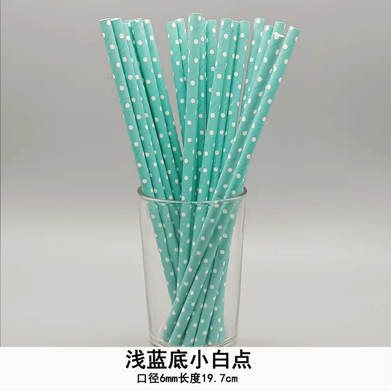 Gran cantidad en stock al por mayor paja de papel desechable paja de papel degradable pequeña paja de punto
