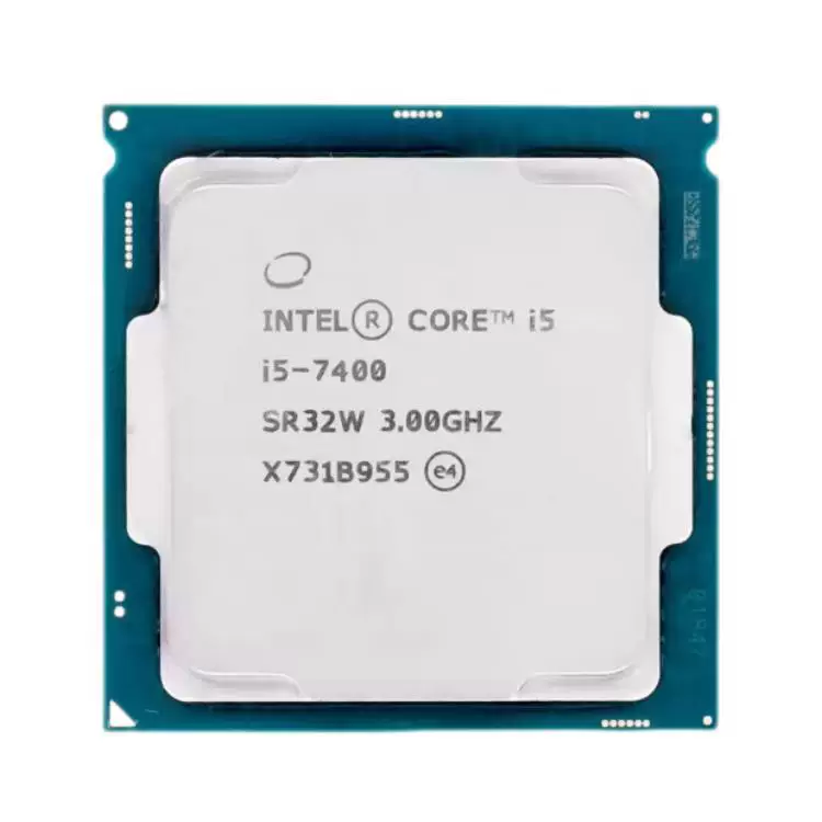 Семейные процессоры Core 4 ядра i5 7400 1151 интерфейс процессор CPU оптовый, без упаковки, 14 нанометров