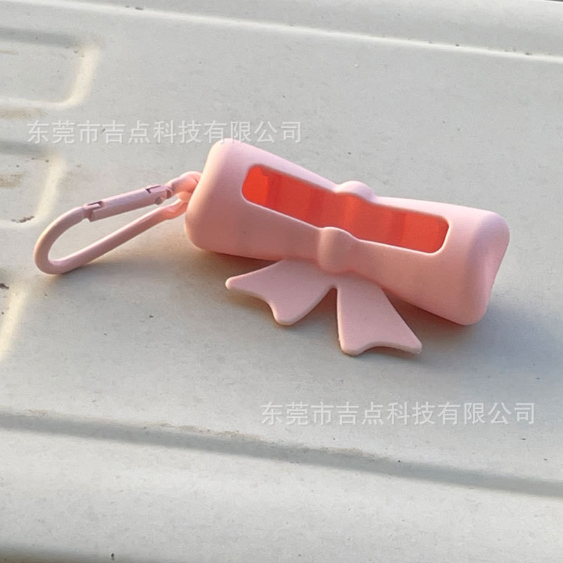 跨境口红硅胶套保护套食品级创意造型硅胶唇膏套防摔便携保护壳|undefined
