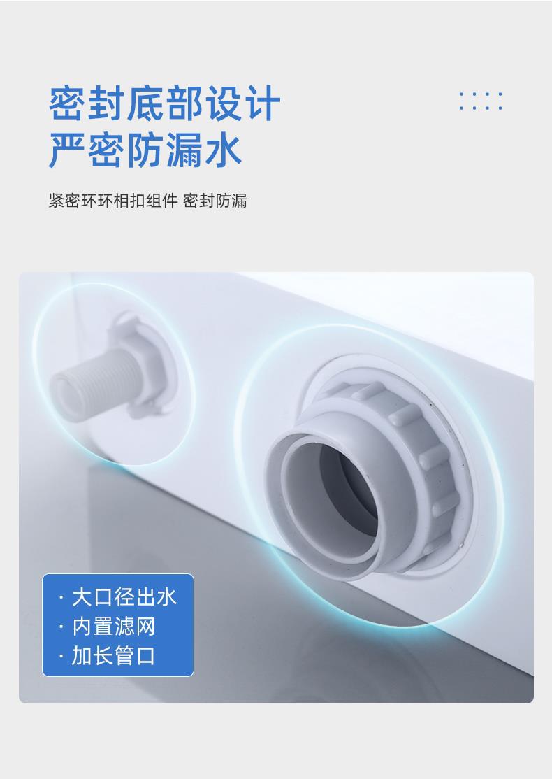 Household bathroom water tank squat toilet, energy-saving toilet water tank, large flushing force, thickened squat toilet, wall-mounted toilet flushing water tank undefined