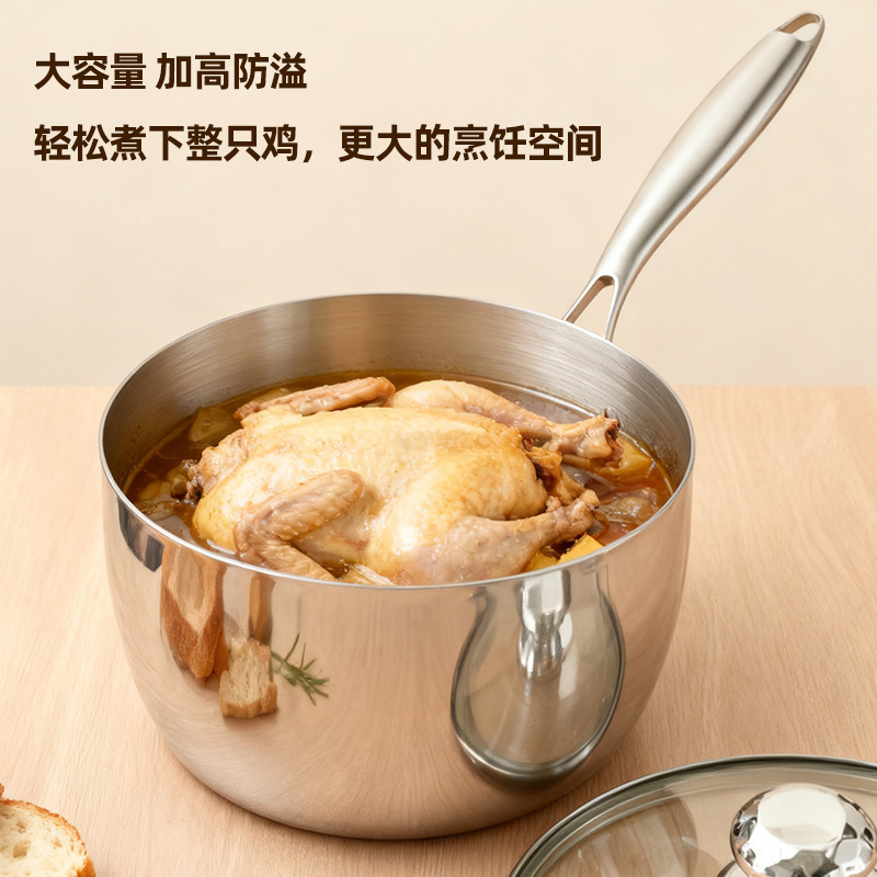 1810 acero inoxidable de alta capacidad de grado alimenticio estufas electromagnéticas domésticas de gas espesado estufas de cocción estufas