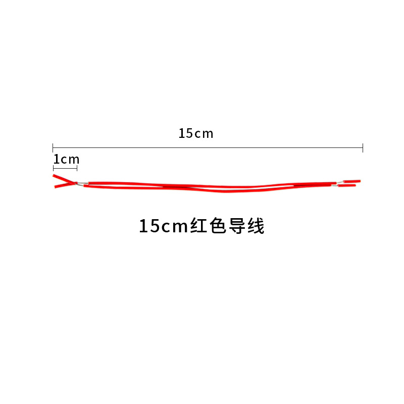 Cables conductores de doble extremo accesorios DIY para motores eléctricos y experimentos escolares