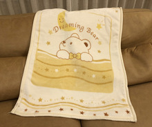 外贸出口日单卡通儿童拉舍尔单层毯毛毯毯子盖毯沙发毯膝盖毯