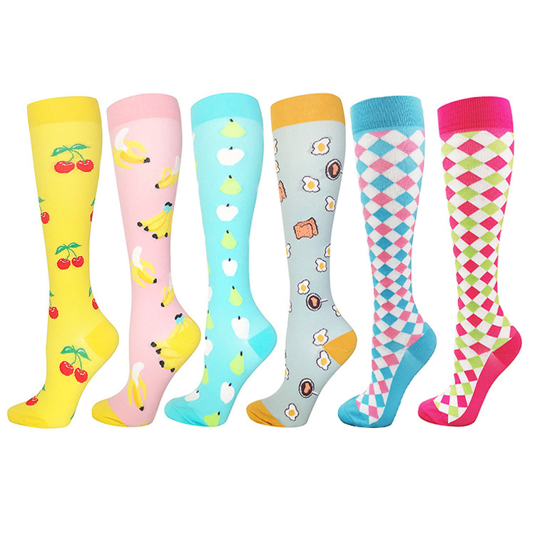 Compression Socks Outdoor Cycling Compression Socks Elastic Socks Sports Socks Mid-Calf Socks Sports Compression Socks