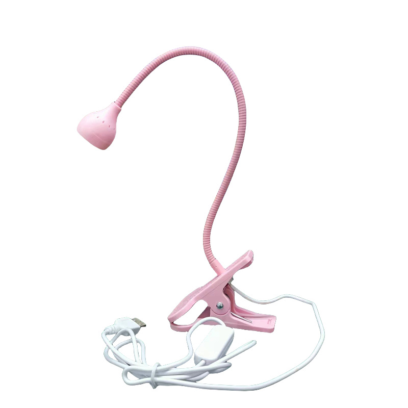 Lámpara de Curado UV al por Mayor, Luz Ambiental Morada, Lámpara Detectora de Dinero, Lámpara para Pesca en Balsa, Lámpara de Escritorio con Clip de Protección Ocular USB, Mini Lámpara para Uñas