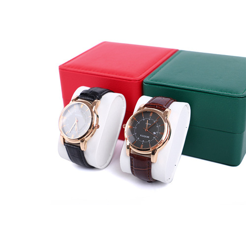 Manufacturer flip cover PU leather watch box watch jewelry storage box watch packaging box watch box wholesale