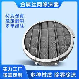 定制不锈钢金属丝网除沫器 耐用高效气液分离捕沫器 除雾过滤器