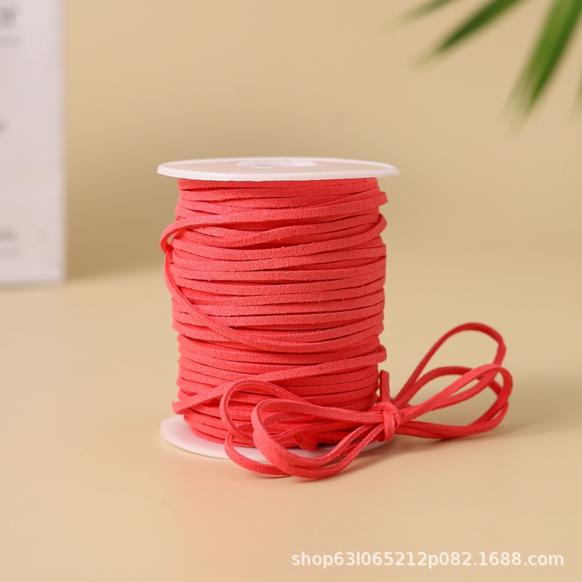 Cuerdas de piel de ciervo 50 yardas cuerdas de trenzado cuerdas de tracción cuerdas de lana cuerdas de vaca decoración hechas a mano DIY cuerdas de trenzado caja de regalo cinta de embalaje