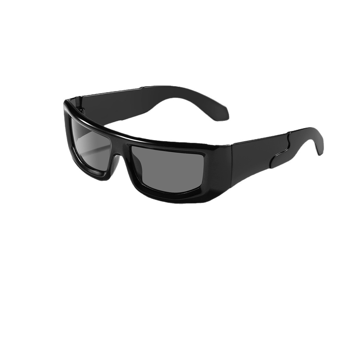 Nuevas gafas de sol Raine para niños, estilo cyberpunk, con montura gruesa, cuadradas, de patillas anchas, para exteriores, con protección solar.