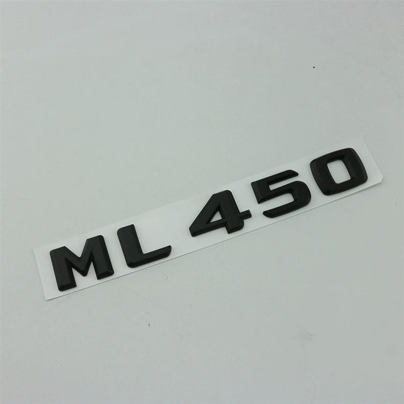 Mercedes-Benz ML-Class ML400 modified lettering, ML350 lettering, ML450 rear lettering, ML500 4MATIC car stickers, black