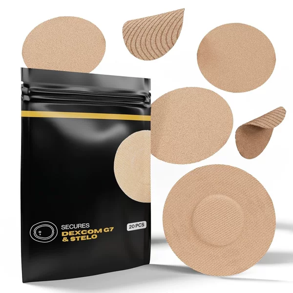 Dynamic blood glucose monitor adhesive patch is waterproof and sweatproof, has a non-adhesive design in the middle, is breathable and non-sticky, and can be used cross-border