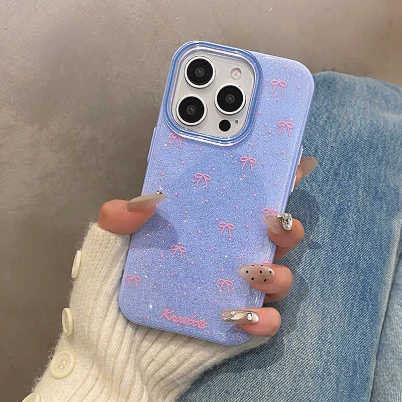 Яблоко, iPhone15 Pro, модифицированный iPhone16 Pro с бантом, чехол для телефона, iPhone14 Pro, 14