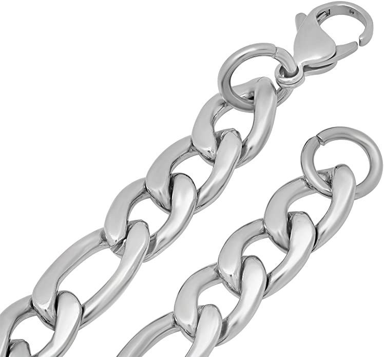 Figaro Kette Für Herren Aus Edelstahl Im Drei-zu-eins Design_voghion.com