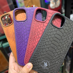 ポールPOLOジャズシリーズiPhone14適用蛇紋革携帯ケースProMax保護カバー14Plus