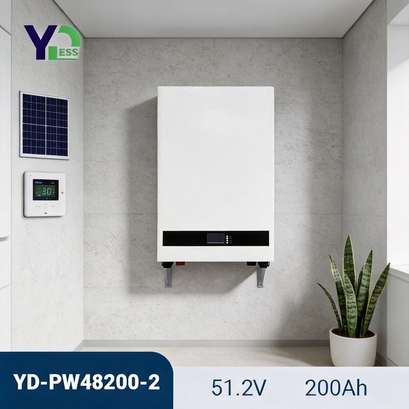 Wall-Mounted 5-30Kwh Household Solar Photovoltaic Energy Storage Lithium Iron Phosphate Emergency Ups Large Capacity Battery