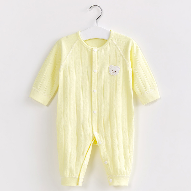 Mono para bebé para primavera, otoño e invierno, unisex, algodón puro, pijama fino, mono de capa base para bebé, ropa para recién nacido. image 7