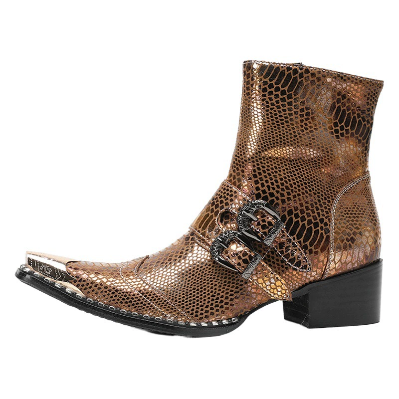 Мужские Ботинки Челси с высоким берцем, модная обувь ручной работы из воловьей кожи, весенние новые ботинки Martin, британские слипоны