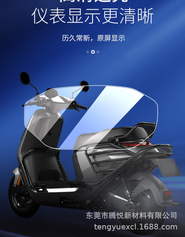 Suitable for 25-26 Models of Yamaha Xmax300 Instrument Panel Film, Motorcycle Tempered Explosion-Proof Film, Anti-Reflective Explosion-Proof Film