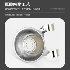 免打孔壁掛式真空吸盤掛鈎不鏽鋼吸盤掛衣鈎浴室廚房無痕掛鈎跨境