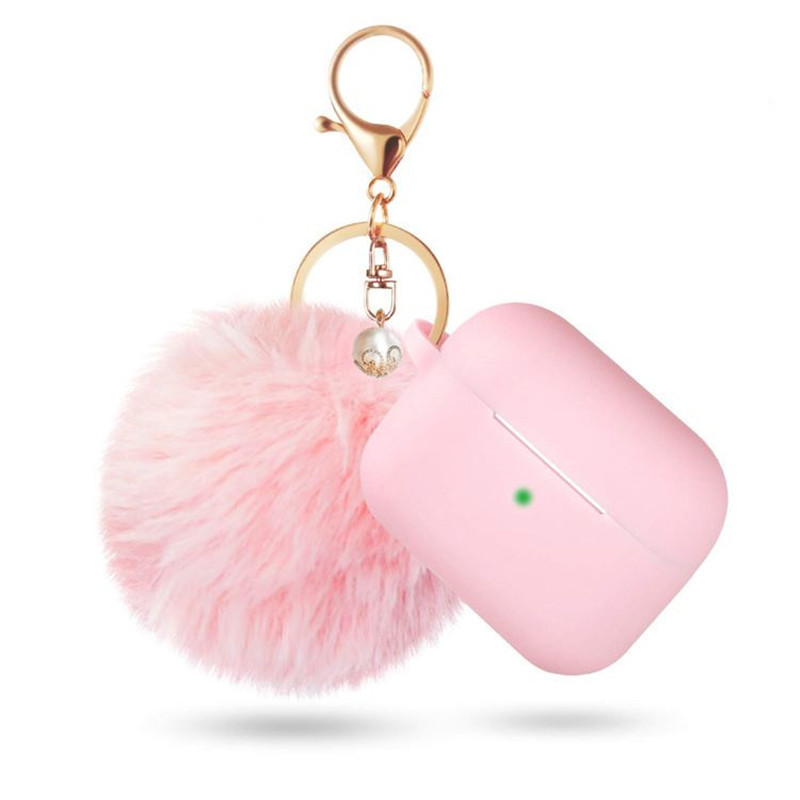 Cute, Simple Style, Classic Style Style Handmade Craft Plush Solid Color Handmade Cute Simple Style Classic Style Bluetooth Earbuds Case Earphone Cases Phone Accessories