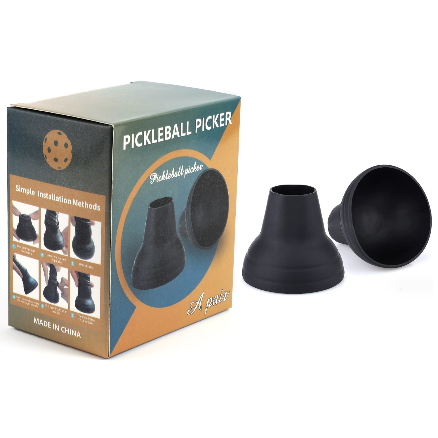 Пик мяч сборщик силиконовый материал ручка бейсбол присоски Открытый спортивные ракетки поставки Завод прямых продаж