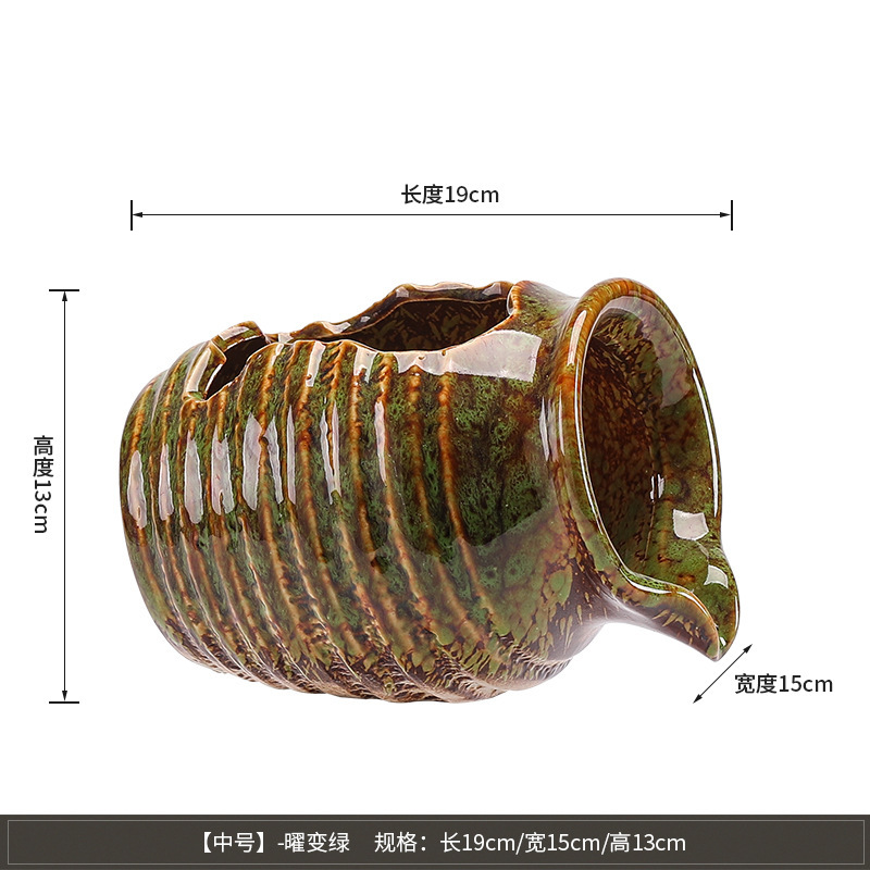 陶器の壺、中庭の流水装飾品、古代循環濾過アクセサリー、酸素化法、魚の飼育、屋内造園、生態水槽、流水|undefined