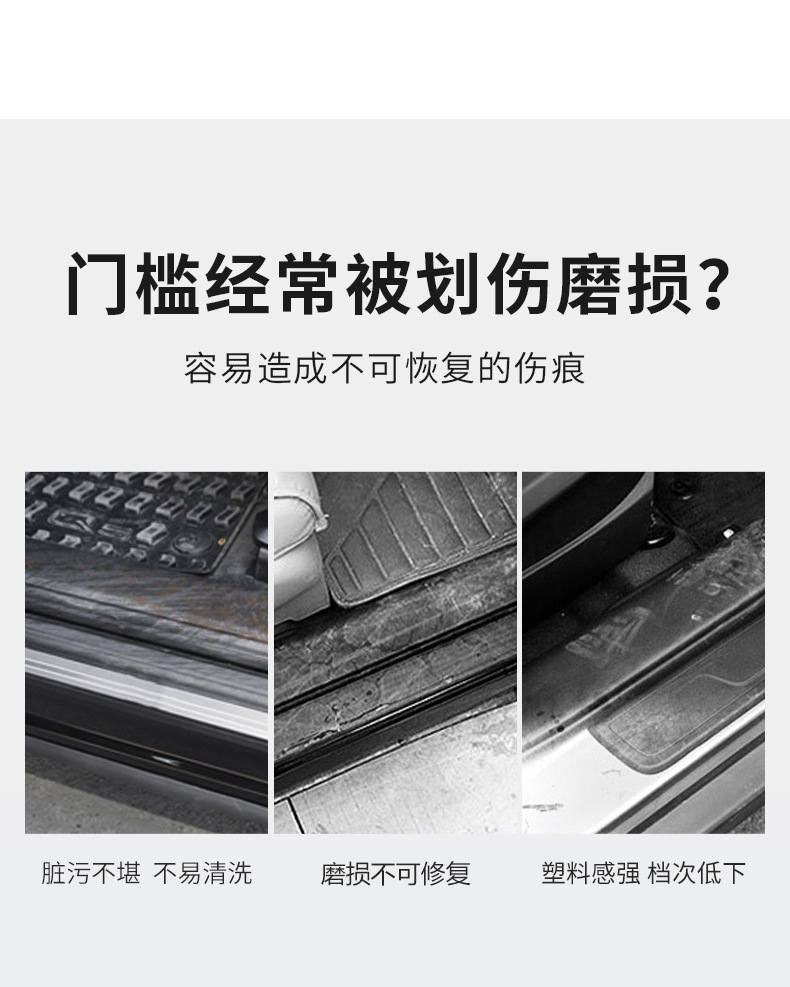 Suitable for 23-25 Models 24 Honda Crv Haoying Threshold Strip Protection Rear Guard Welcome Pedal Modified Interior Accessories
