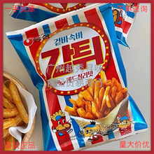 韓國零食農心嘎嘣脆紅辣椒味薯條炸土豆條休閑膨化60g*16包