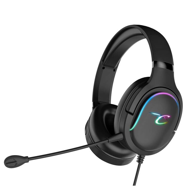 Zhaochen GL-552 cross-border European and American game headset, computer wired headset headset headset RGB light