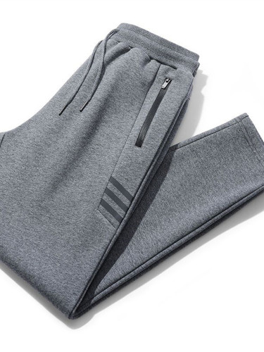 Work pants for wearing to work, durable and stain-resistant, construction thermal-lined, plus-size with safety pockets and zipper, unisex pants.