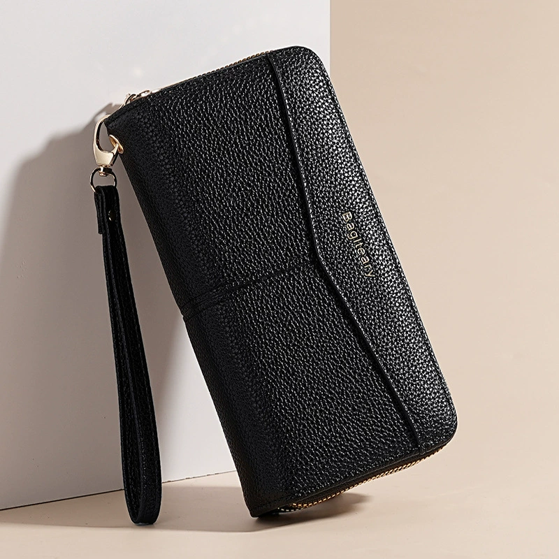 Fresh capacious chain with zipper, mobile phone, wallet, card holder, small clutch bag, wholesale